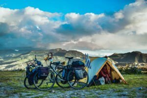 Acampada libre Cuicocha, Ecuador